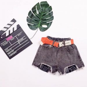 Short jean bé gái