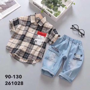 Bộ sơ mi quần jean siêu đẹp