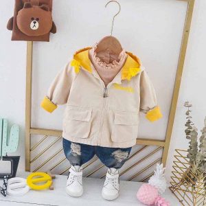 Áo khoác kaki trẻ em