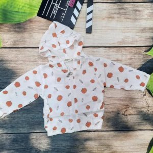 Áo khoác trẻ em in táo