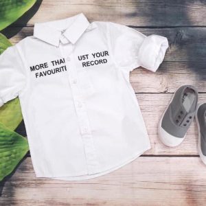 Áo sơmi tay dài bé trai