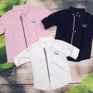 Áo sơmi tay dài bé trai