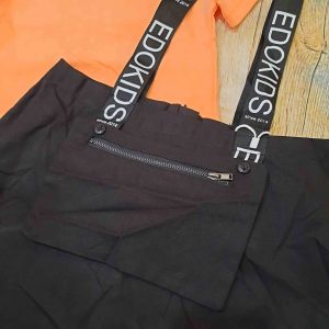 váy yếm kaki bé gái