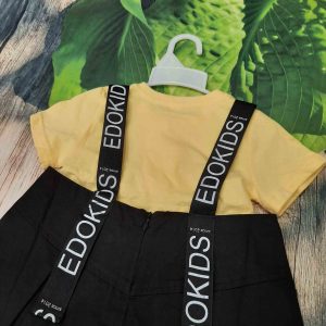 váy yếm kaki bé gái