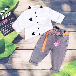 áo sơ mi dài tay cho bé