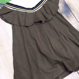 đầm bé gái lệch vai