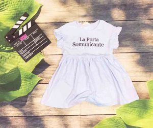 đầm thun cotton bé gái 