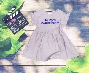 đầm thun cotton bé gái 