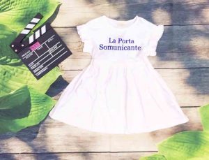 đầm thun cotton bé gái 