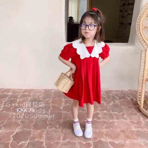 đầm voan cao cấp cho bé gái