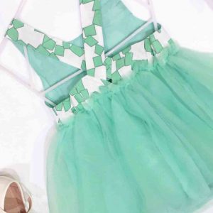 đầm voan công chúa bé gái