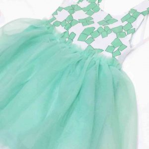 đầm voan công chúa bé gái