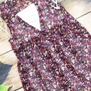 Đầm voan hoa nhí cho bé gái