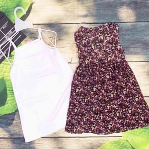 Đầm voan hoa nhí cho bé gái