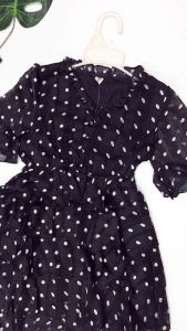 đầm voan tay dài