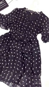 đầm voan tay dài