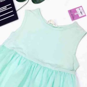 đầm voan trẻ em phối thun