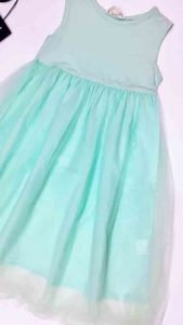 đầm voan trẻ em phối thun