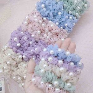 cột tóc bé gái đính ngọc