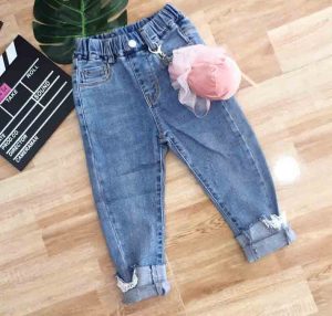 quần jean dài cho bé gái