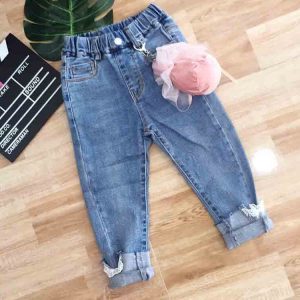 quần jean dài cho bé gái