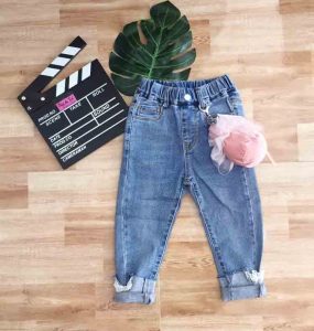 quần jean dài cho bé gái