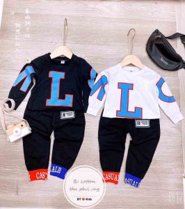 đồ bộ bé trai tay dài