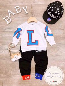 đồ bộ bé trai tay dài