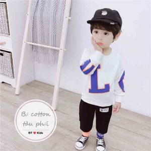 đồ bộ bé trai tay dài
