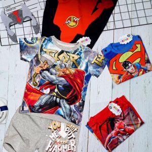 Bộ siêu nhân 3D choàng Thor