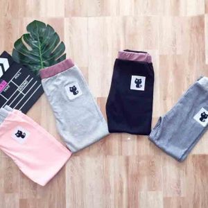 Quần legging bé gái in mèo