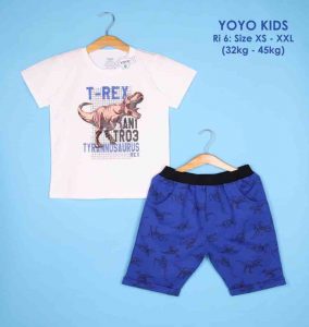 Bộ Yoyo lửng T-Rex bé trai