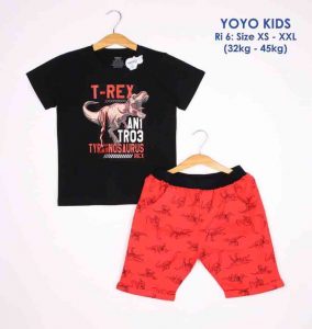 Bộ Yoyo lửng T-Rex bé trai