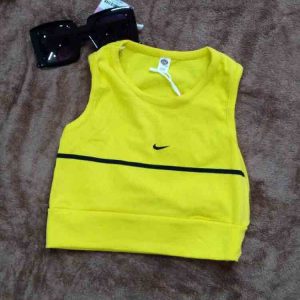 Áo ba lỗ croptop bé gái