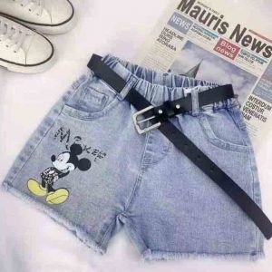 Quần jean đùi cho bé gái