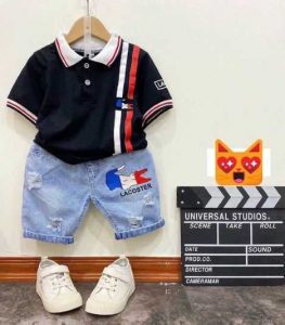 Bộ bé trai áo thun 