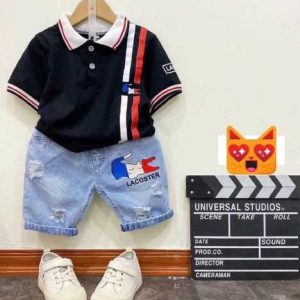 Bộ bé trai áo thun