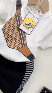 Bộ bé trai thun quần kaki