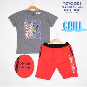 Bộ Yoyo size đại bé trai