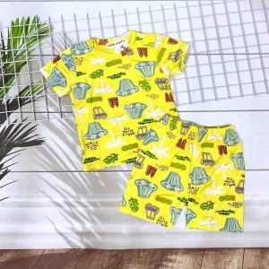 Bộ ngắn bé trai thun lạnh