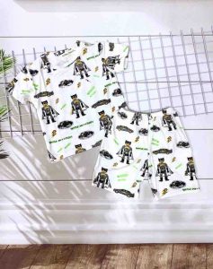 Bộ ngắn bé trai thun lạnh