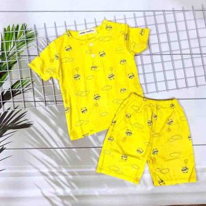 Bộ ngắn bé trai thun lạnh