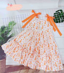 ĐẦM 2 DÂY MAXI BÉ GÁI