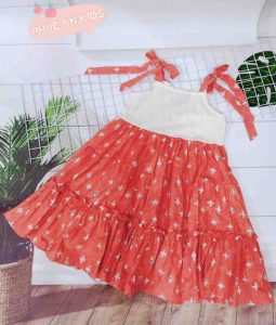 ĐẦM 2 DÂY MAXI BÉ GÁI