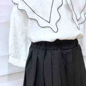 SET ÁO VÁY SƠMI BÉ GÁI