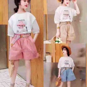 Set kaki bé gái dễ thương