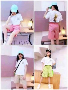 Set kaki bé gái dễ thương