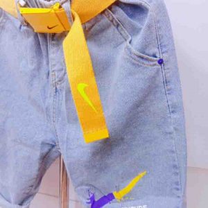 Quần jean lửng Nike bé trai