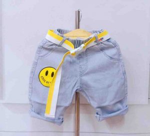 Jean lửng bé trai mặt cười